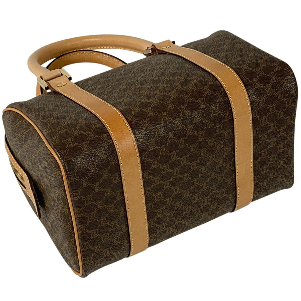 Celine Macadam Pattern Mini Canvas Handbag Brown - image 2